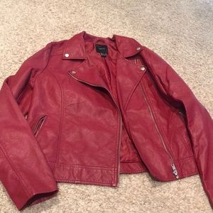 Forever 21 Red leather jacket